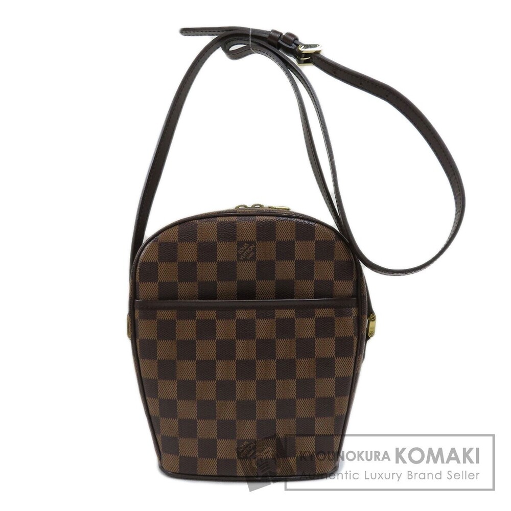 Louis Vuitton Ipanema Damier Ebene Brown Shoulder Bag Canvas